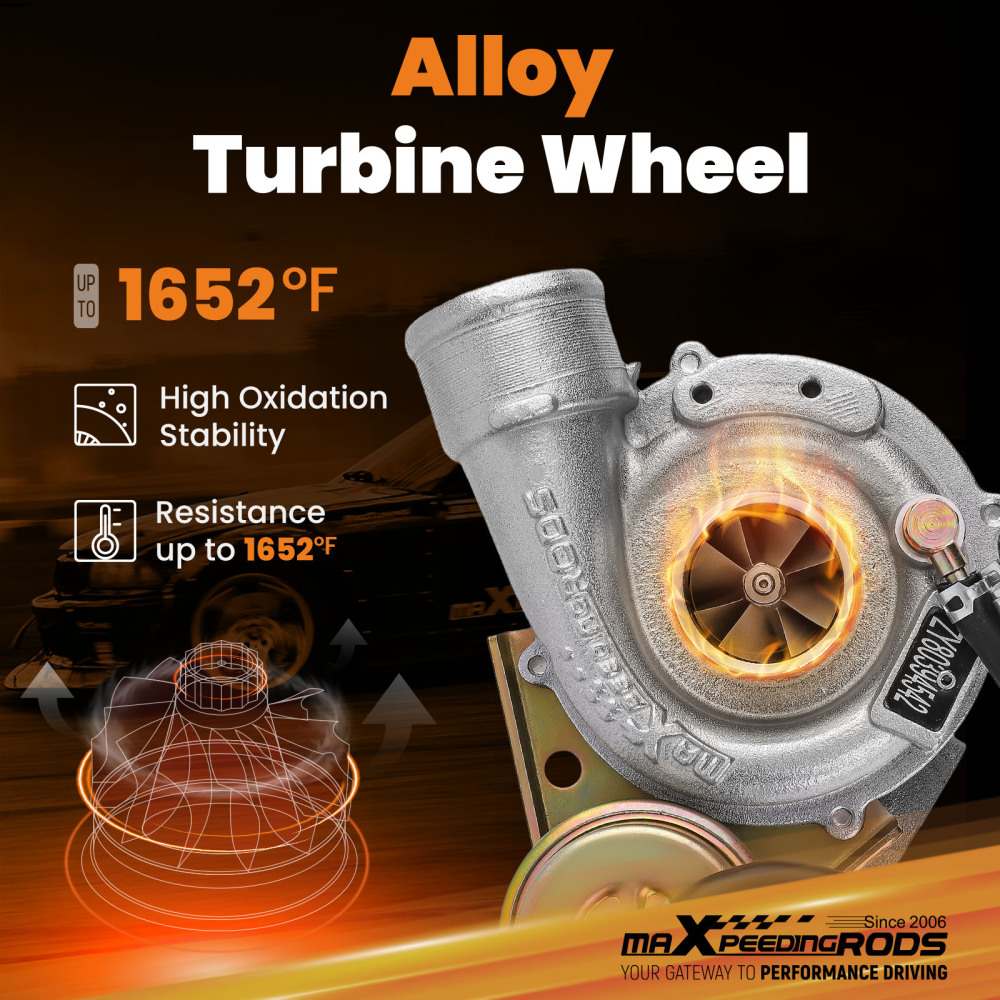 Turbocharger compatible for Audi A4 A6 compatible for VW Passat 1.8T 20V Engine Upgrade 053039700029
