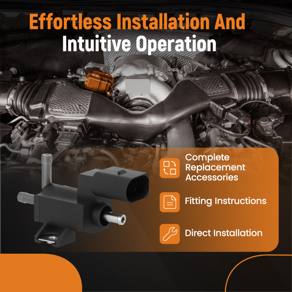 Turbo Solenoid Valve compatible for AUDI A3 A4 TT compatible for SEAT ALTEA compatible for SKODA VW 2004-2017 06F906283A