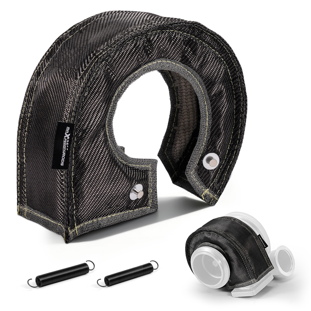 T3 Carbon Fiber High-Silica Turbo Blanket Heat Shield Turbocharger Cover Wrap