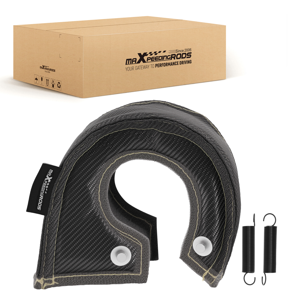 T3 Carbon Fiber High-Silica Turbo Blanket Heat Shield Turbocharger Cover Wrap