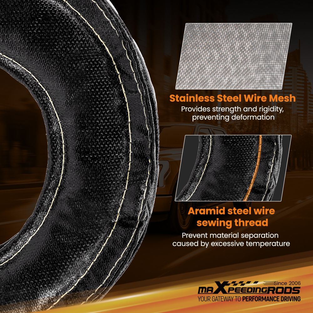 T3 Turbo Blanket Heat Shield Cover Wrap for T3 Turbocharger GT30 GT35 GT37 GT28