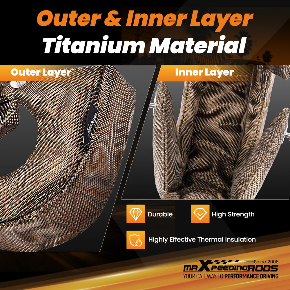 Basalt Fiber T3 TURBO BLANKET for GT25 GT28 GT30 GT35 Universal