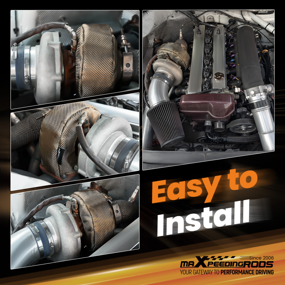 Basalt Fiber T3 TURBO BLANKET for GT25 GT28 GT30 GT35 Universal