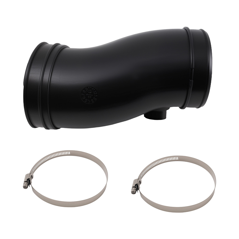 Air Intake Hose Black compatible for Ford F-250/F-350 03-07 3C3Z-9C623-AA Front Plastic