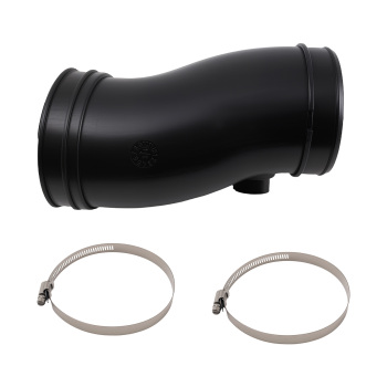 Air Intake Hose Black compatible for Ford F-250/F-350 03-07 3C3Z-9C623-AA Front Plastic