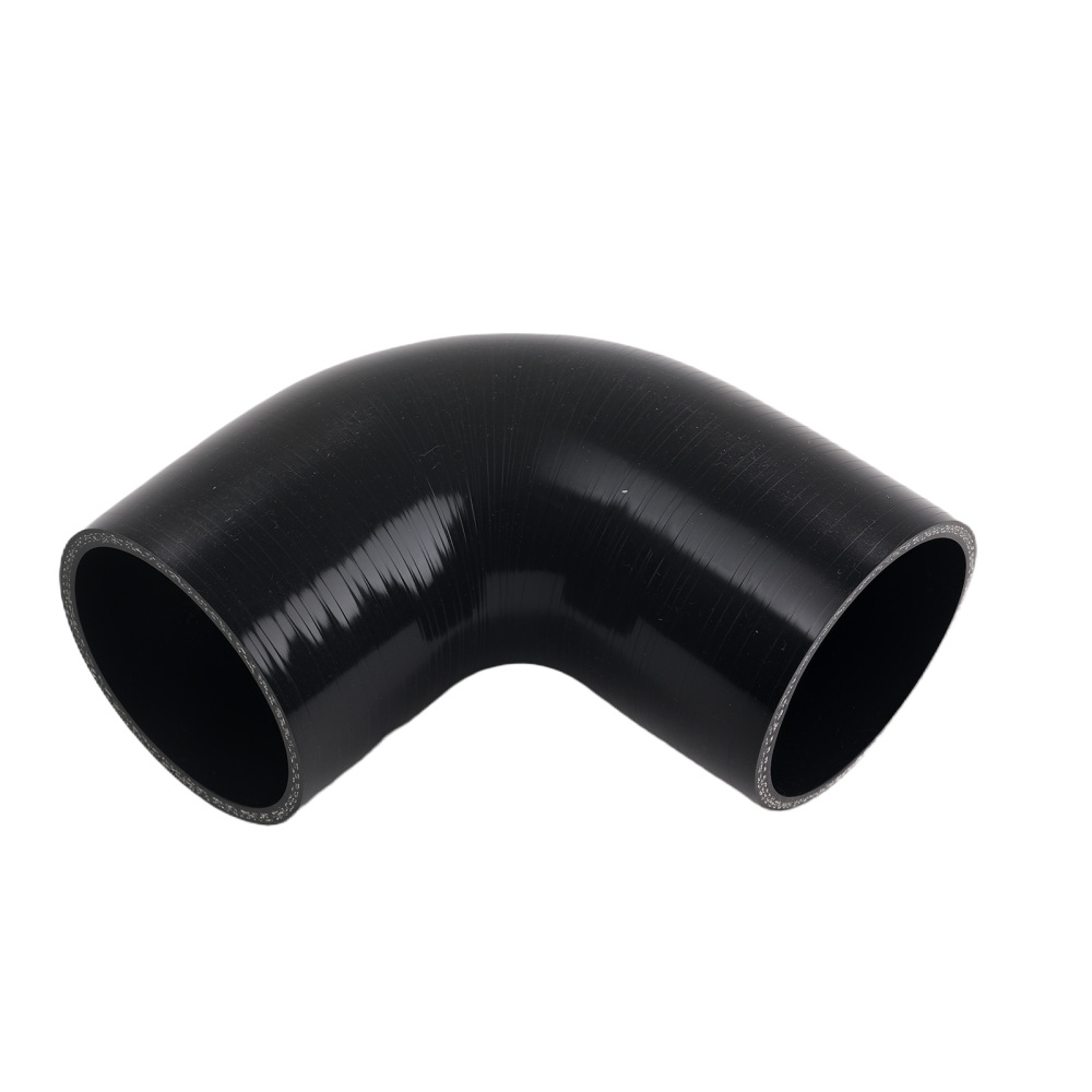 Universal 2.5 Intercooler Pipe Kit 63.5mm Flexible Pipes Silicone Hoses T Clamp