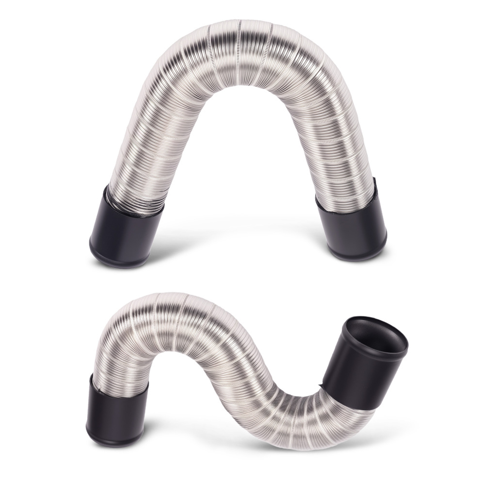 3 Inch Universal Intercooler Pipe Set With Flexible Tubes Silicone Hoses Clamps