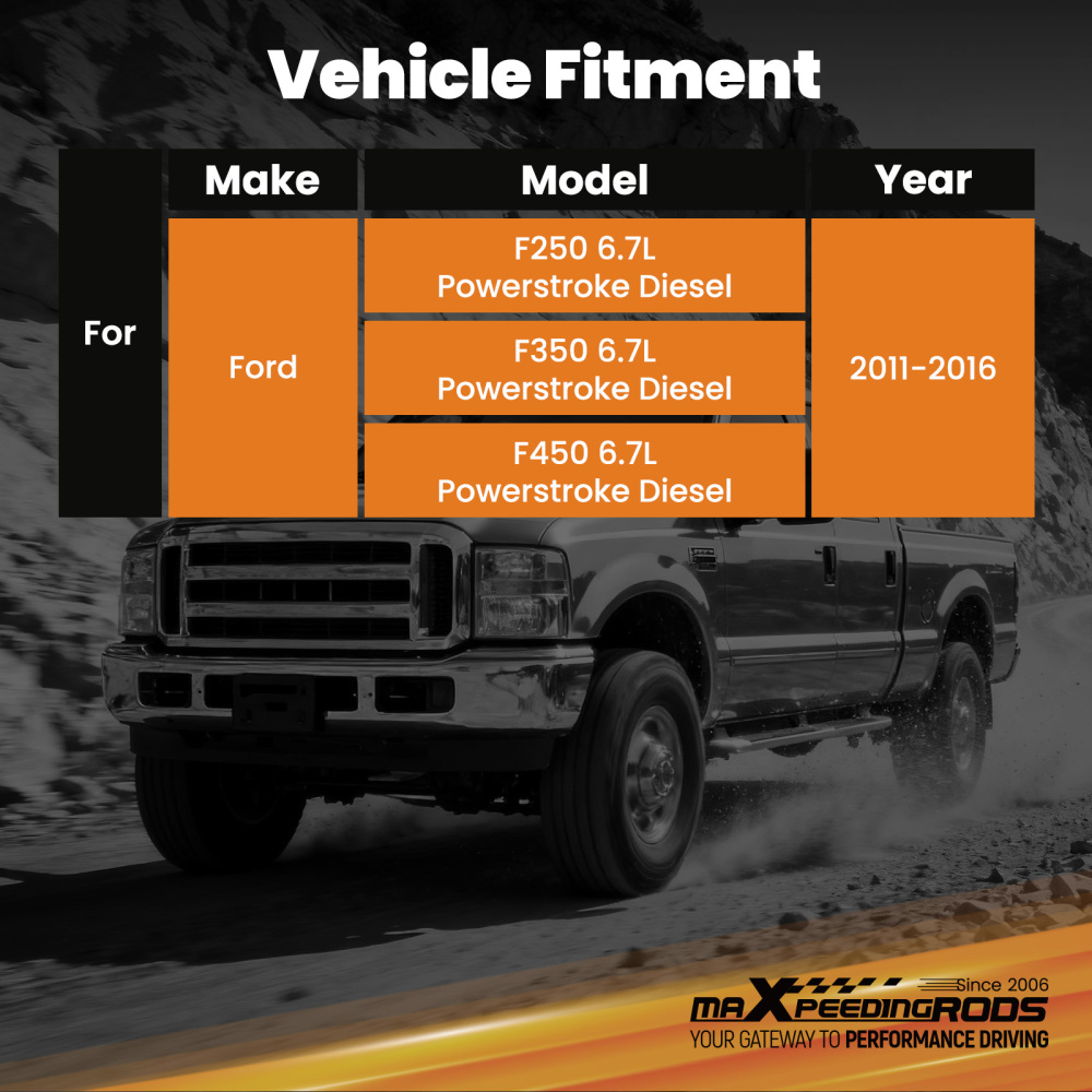 Turbo Intercooler Pipe Boot kitfor compatible for Ford F250 F350 F450 6.7L Diesel 2011-2016