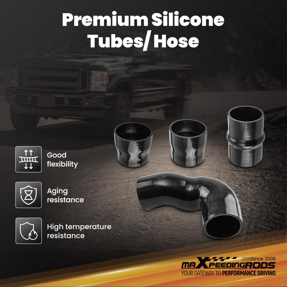 Turbo Intercooler Pipe Boot kitfor compatible for Ford F250 F350 F450 6.7L Diesel 2011-2016