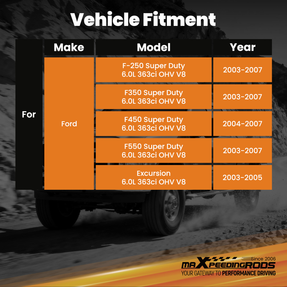 Intercooler Pipe Kit compatible for Ford F250 F350 F450 F550 Excursion 6.0L 03-07