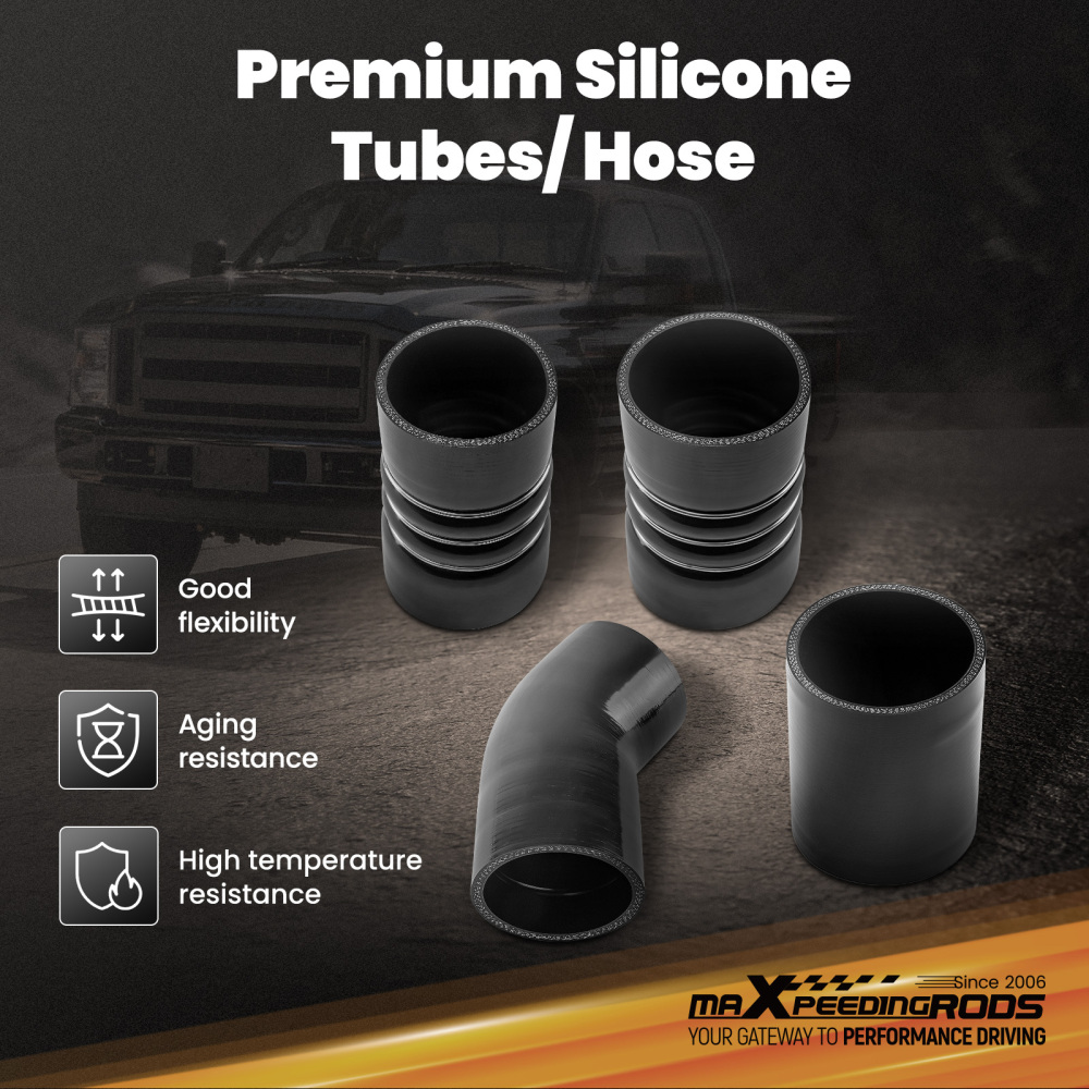 Intercooler Pipe Kit compatible for Ford F250 F350 F450 F550 Excursion 6.0L 03-07