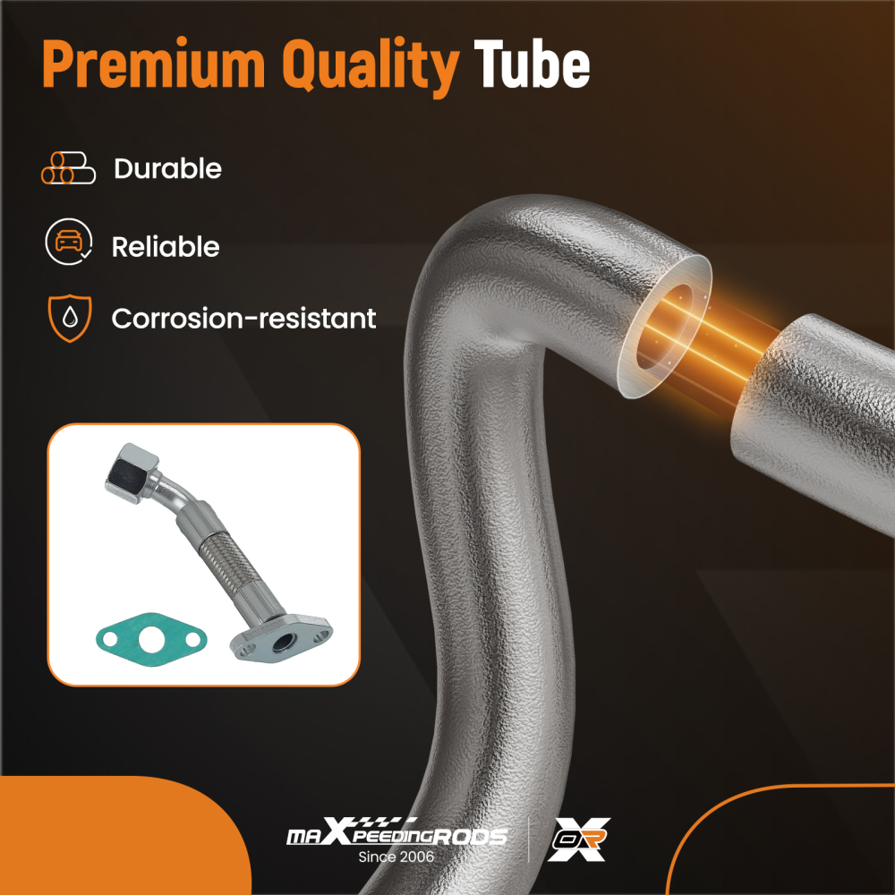 Turbo Oil Return Line compatible for Volkswagen Golf TDI Mk4 Jetta New Beetle 2004-2006