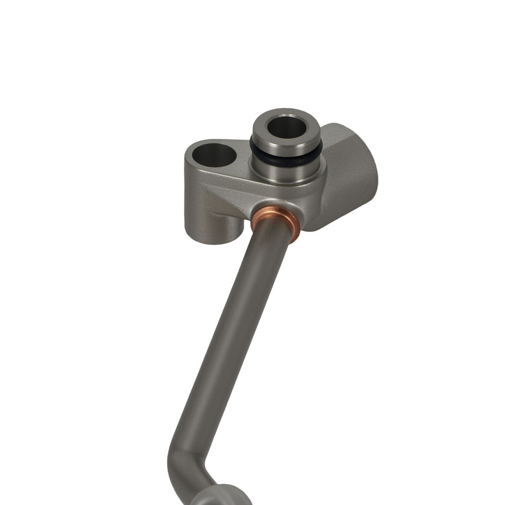 Stainless Steel Turbocharger Oil Line compatible for BMW 135i 335i 335is 335xi 740i 3.0L