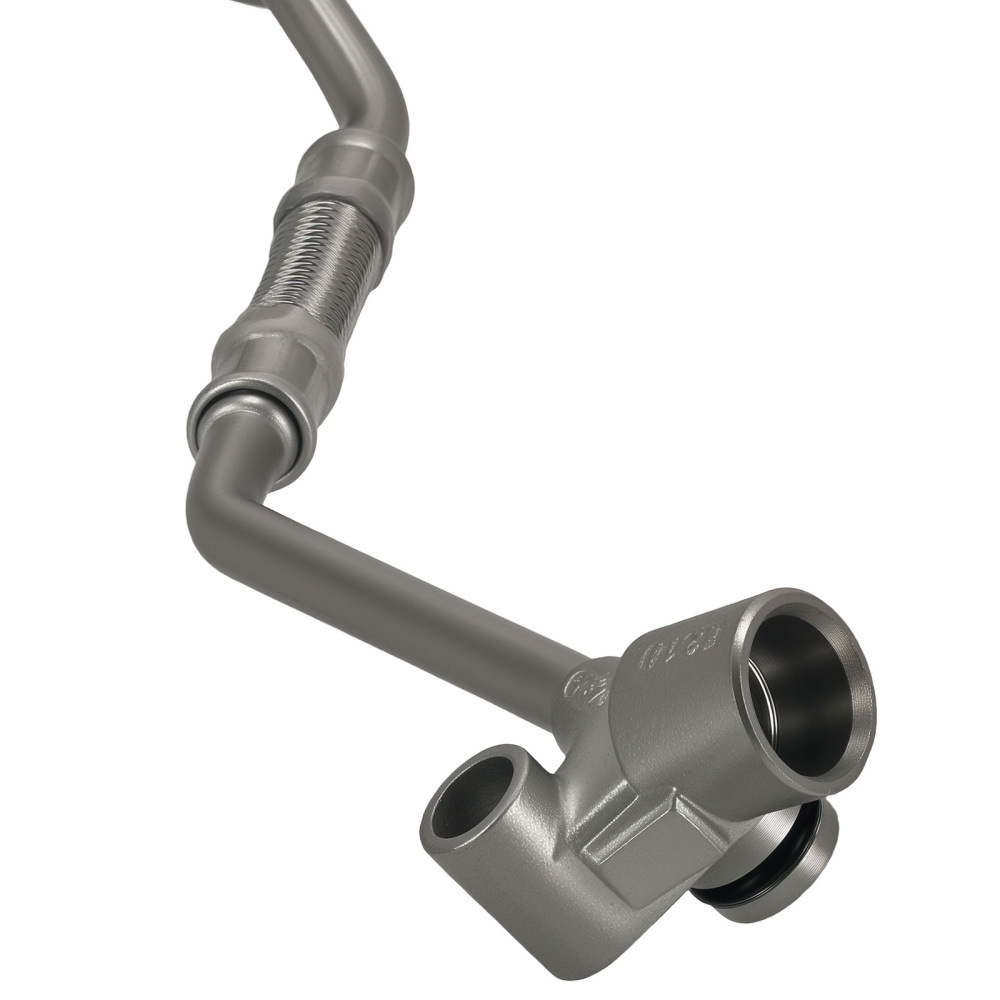 Stainless Steel Turbocharger Oil Line compatible for BMW 135i 335i 335is 335xi 740i 3.0L