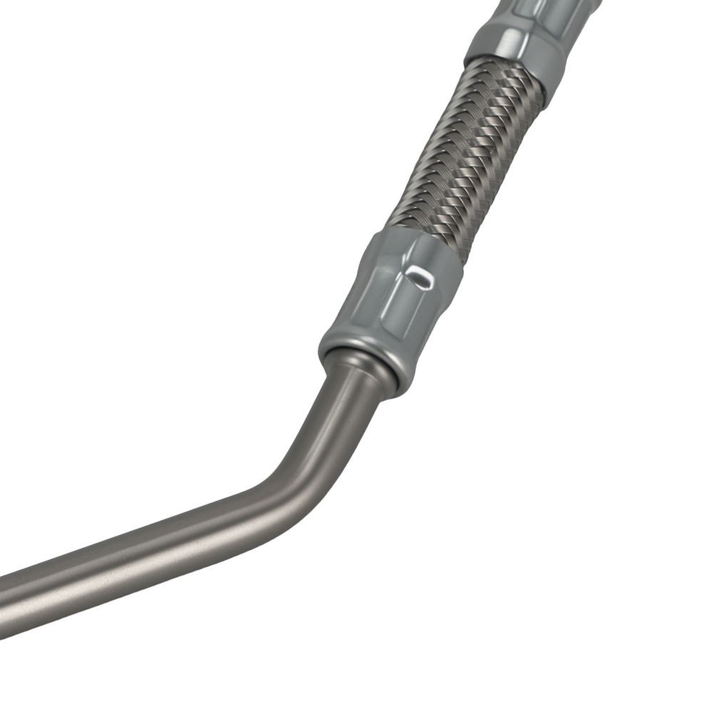 Stainless Steel Turbocharger Oil Line compatible for BMW 135i 335i 335is 335xi 740i 3.0L