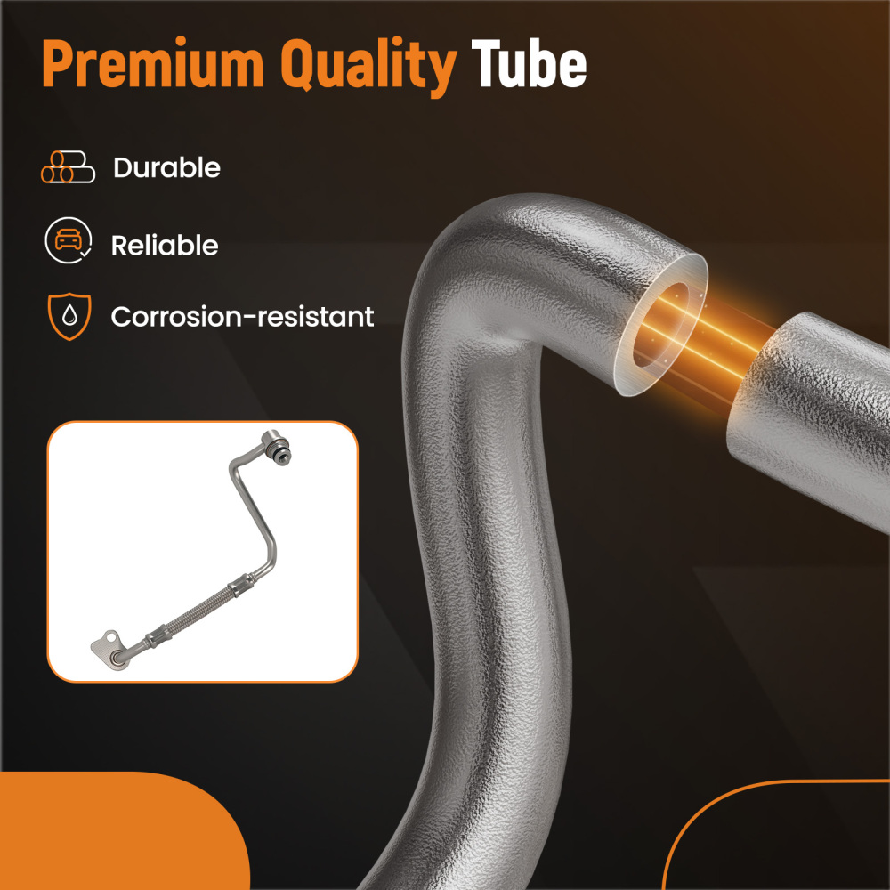 Turbo Oil Feed Line compatible for BMW 328i 320i 328i xDrive 2.0L 2012-2018 11422396291