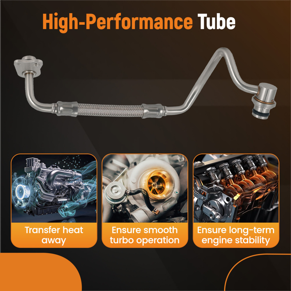 Turbo Oil Feed Line compatible for BMW 328i 320i 328i xDrive 2.0L 2012-2018 11422396291