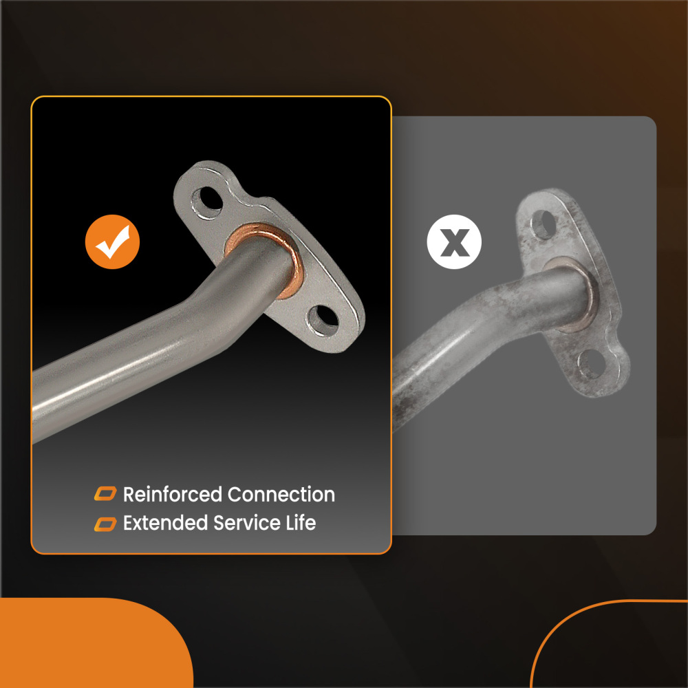 Turbo Oil Return Line compatible for Ford Transit 2.2 2.3 2.4 3.2 TDCi 2006-14 6C1Q6K677CB