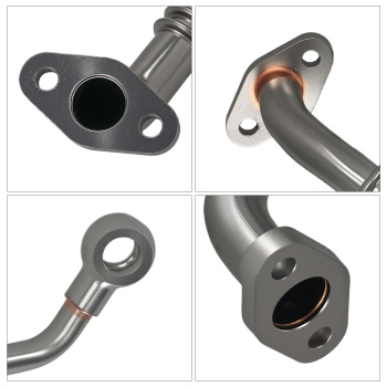 Turbo Oil Supply Drain Pipe Gasket Kit compatible for Toyota Hilux KZN165 1547158010