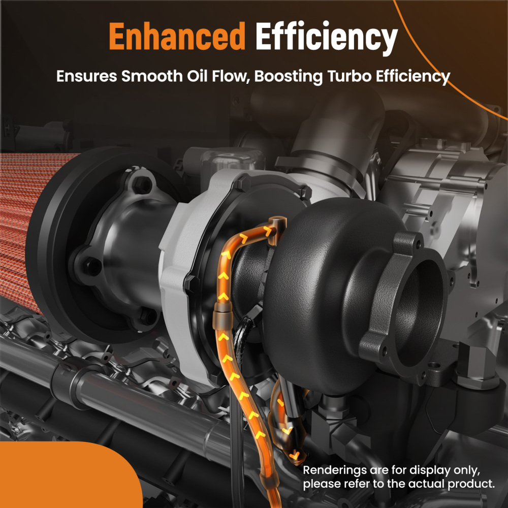 Engine Breathing compatible for Vent Line compatible for Mercedes Benz GLC300 SLC200 E300 2.0L 2740182201