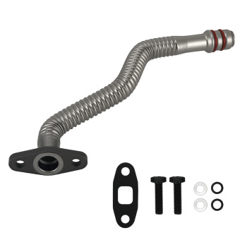 Turbo Oil Drain Return Tube Line compatible for Dodge Ram Cummins 5.9L 04-07 & 6.7L 07-18