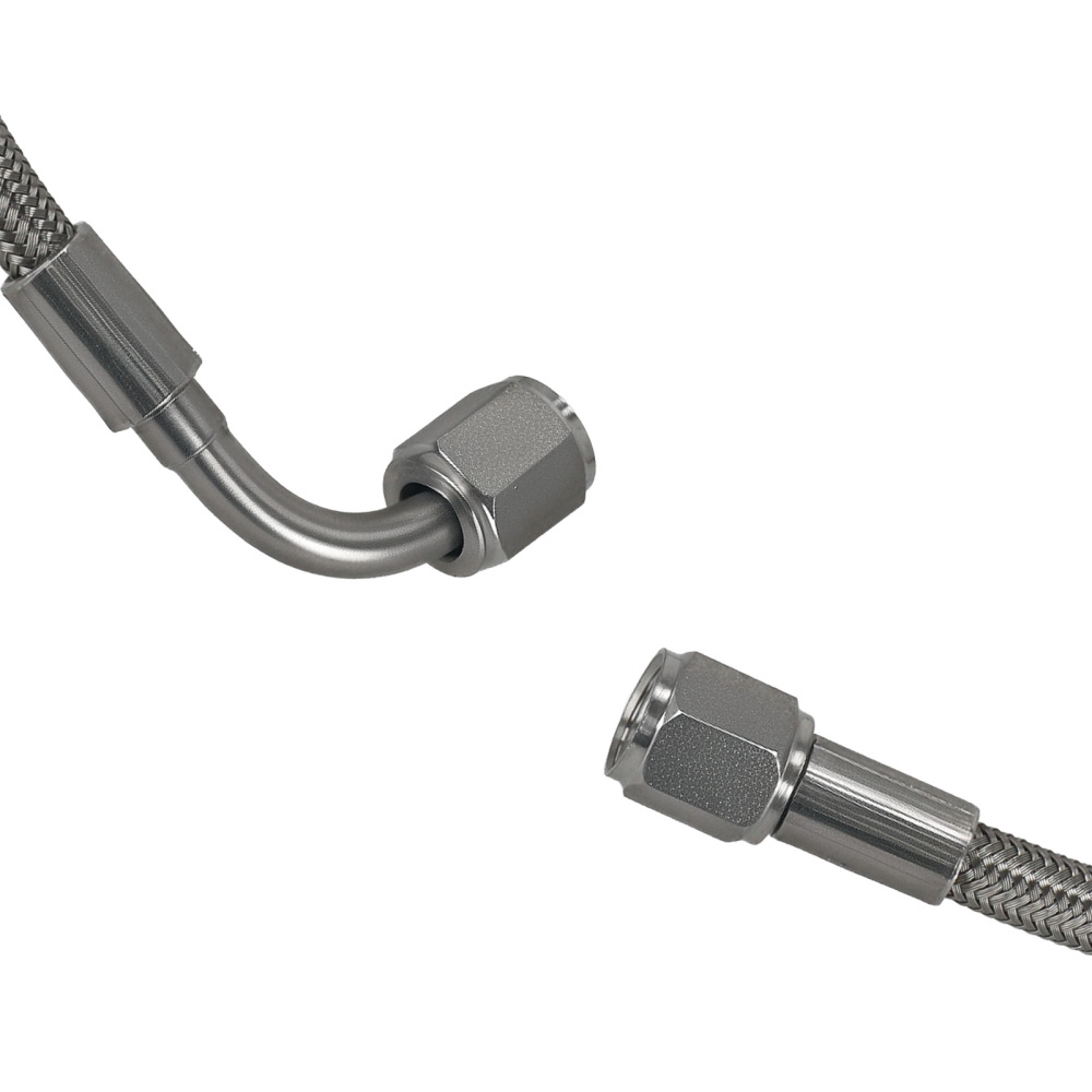 Oil Feed Line compatible for Subaru WRX Impreza 2002-2007 M10x1.5 Turbo Kit 4AN 1/4
