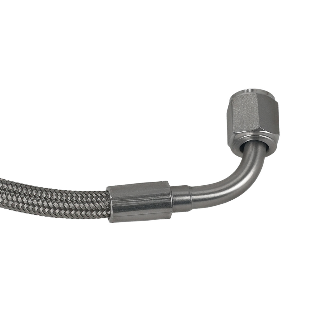 Oil Feed Line compatible for Subaru WRX Impreza 2002-2007 M10x1.5 Turbo Kit 4AN 1/4