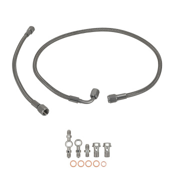 4AN Oil Feed Line compatible for Subaru Forester VF48 VF52 M12x1.25 Metal PTFE Turbo