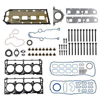 Head Gasket Set w/ BoltsOil Pan Gasket For 05-08 compatible for Chrysler Dodge 5.7L HEMI OHV
