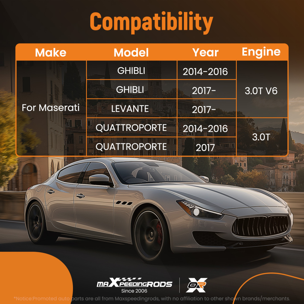 Engine Overhaul Gasket Kit compatible for Maserati Ghibli Levante Quattroporte M000324016