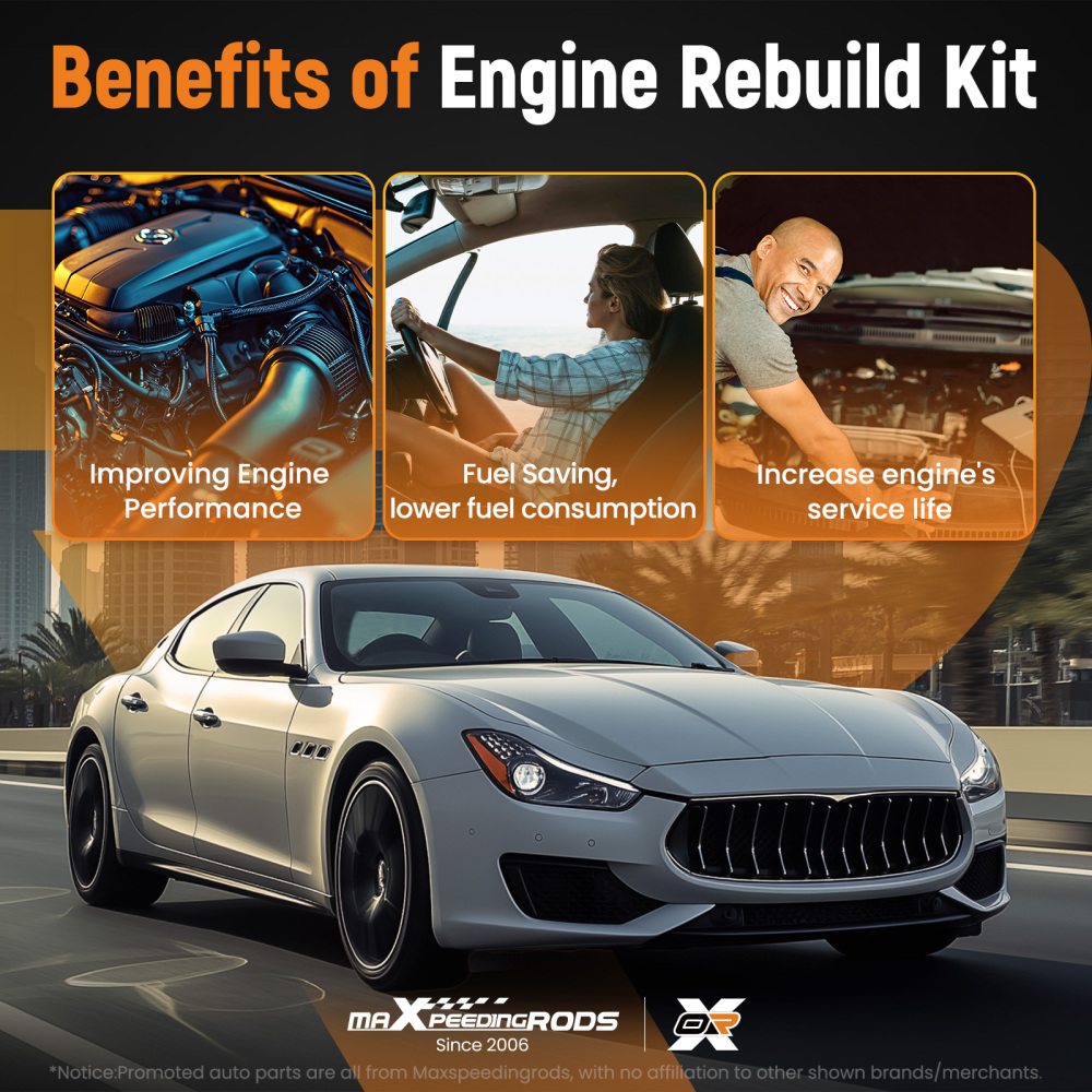 Engine Overhaul Gasket Kit compatible for Maserati Ghibli Levante Quattroporte M000324016