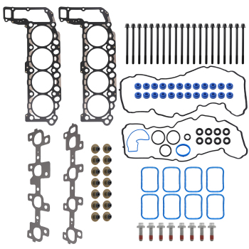 Head Gasket Bolts Set compatible for Chrysler Aspen 4.7L V8 SOHC 16V 2007 HS26157PT