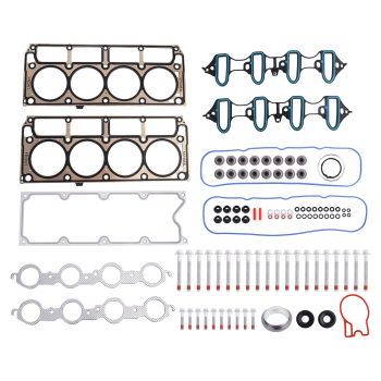 Head Gasket Bolts Set For 2002-2011 compatible for Chevrolet GMC OHV 5.3L 4.8L V8 GAS OHV
