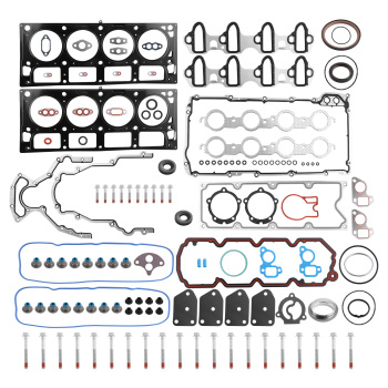 Full Gasket Set Head Bolts compatible for Chevrolet Compatible for GMC Compatible for Buick Compatible for Cadillac 4.8 5.3 OHV 04-08