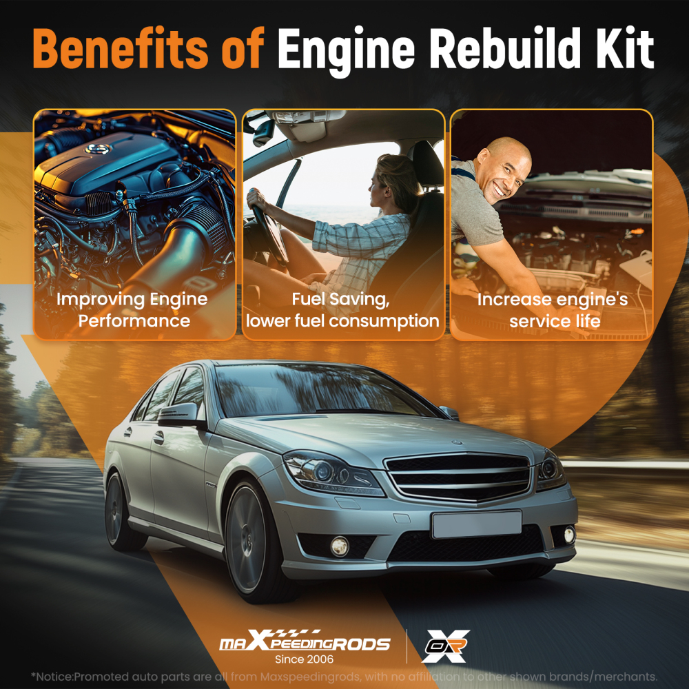 Engine Head Gasket Set for C300 / C300 CGI W204 / M276.957 2012-2014 0000534658