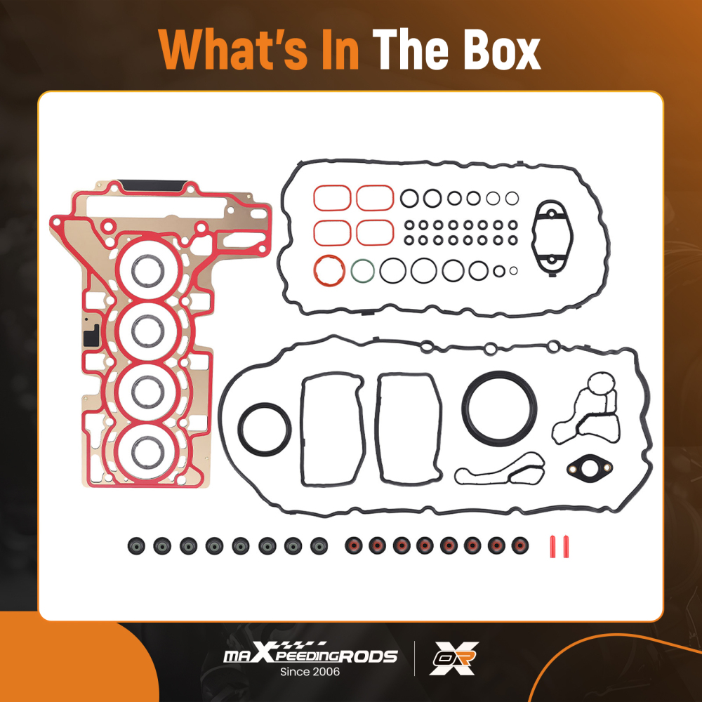 Cylinder Head Gasket Set compatible for BMW 328i 320i GT X3 Z4 F10 F20 2.0L 11127588418