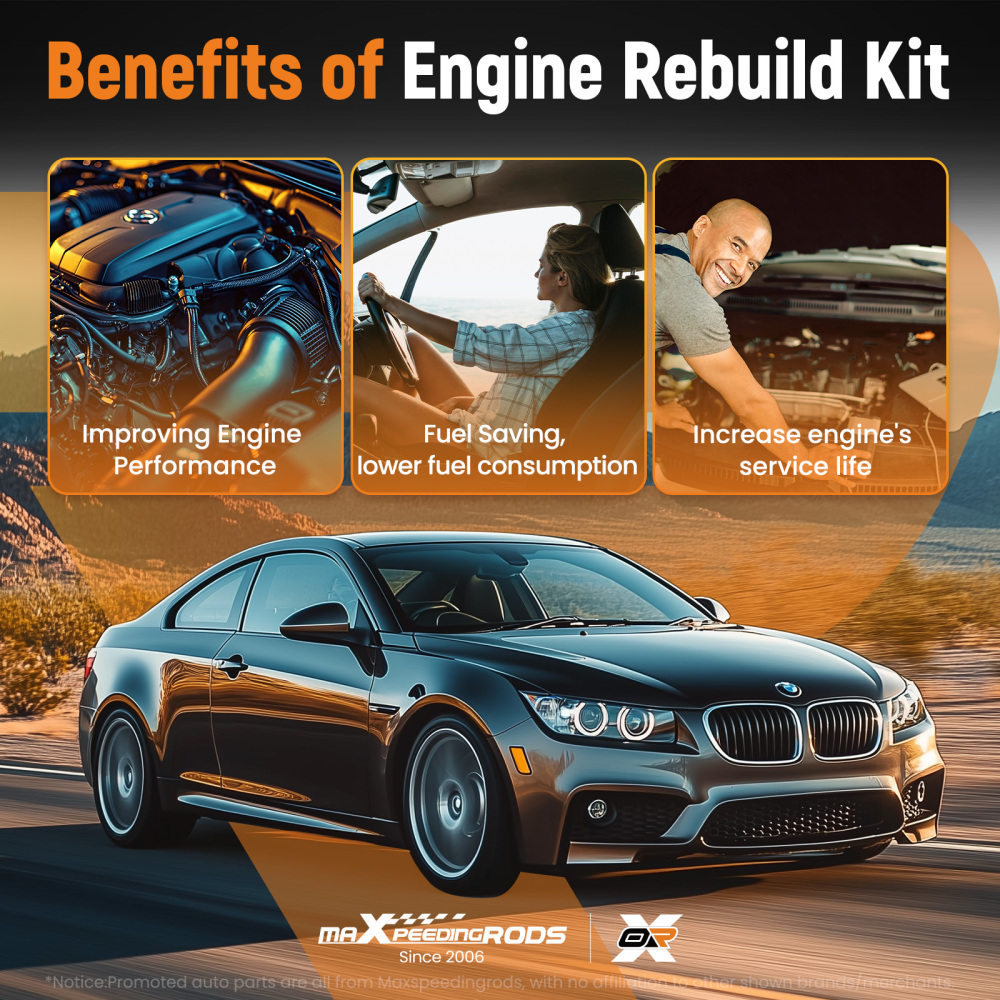 Engine Gasket Full Set compatible for BMW 335i X3 X5 X6 E90 F30 F10 F26 3.0T 11127587804