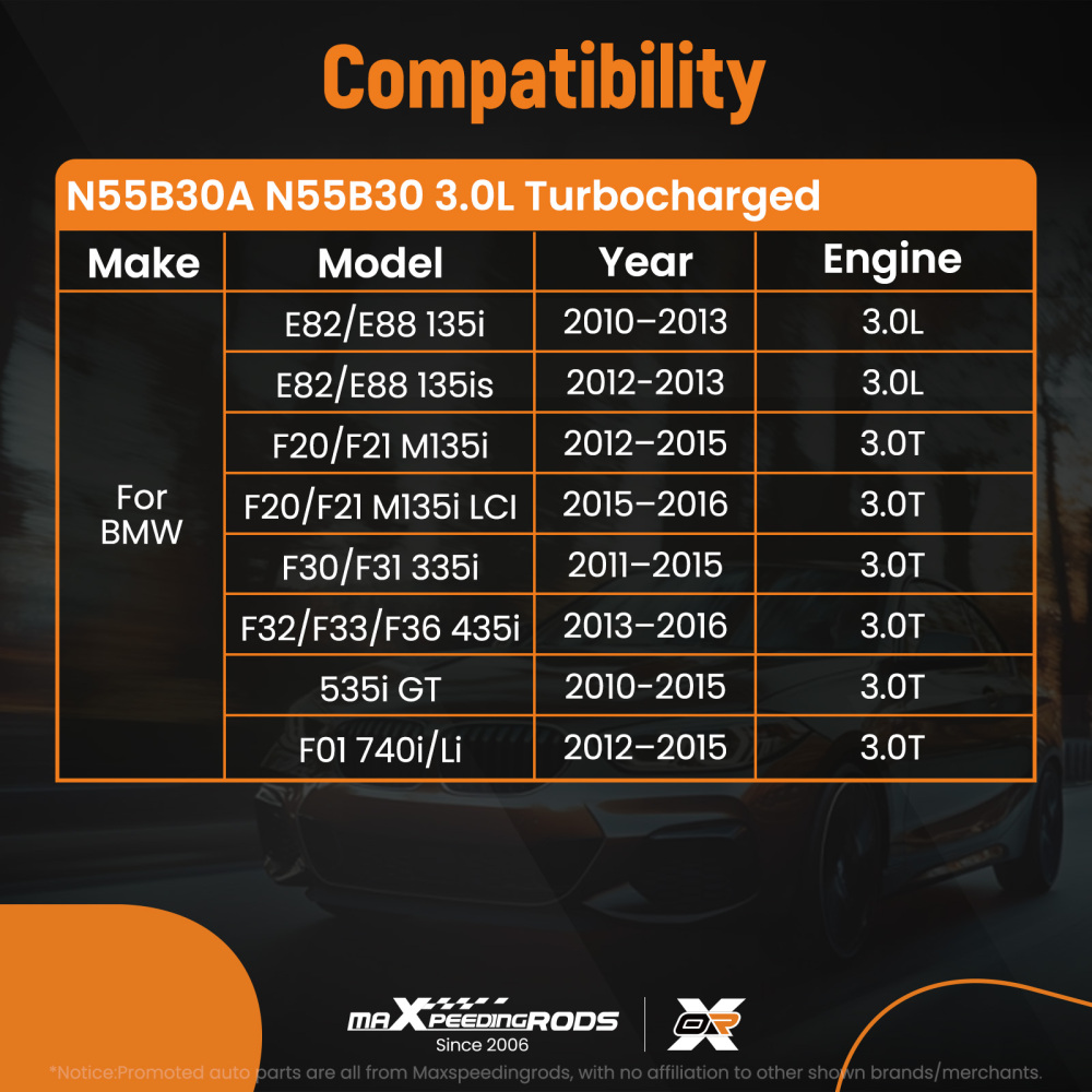 Engine Full Gasket Set compatible for BMW X1 X3 X4 X5 X6 E82 E90 135i 435i 3.0T 11340035853