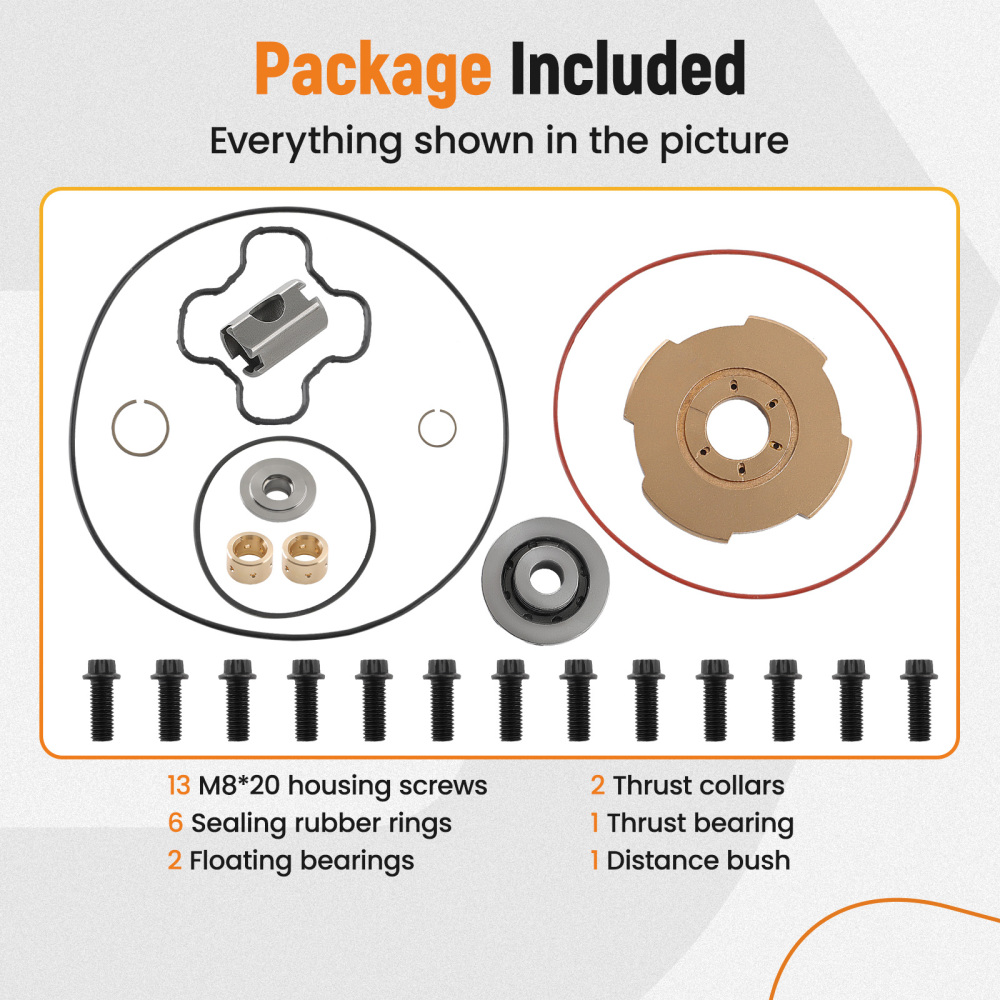 Repair Rebuild Kit for Ford Powerstroke 7.3 F-250 F-350 GTP38 Turbo 13 Bolts