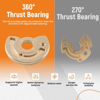 Turbo Repair Rebuild Kit For S300 S360 S362 S363 Upgraded 360 Thrust Bearing