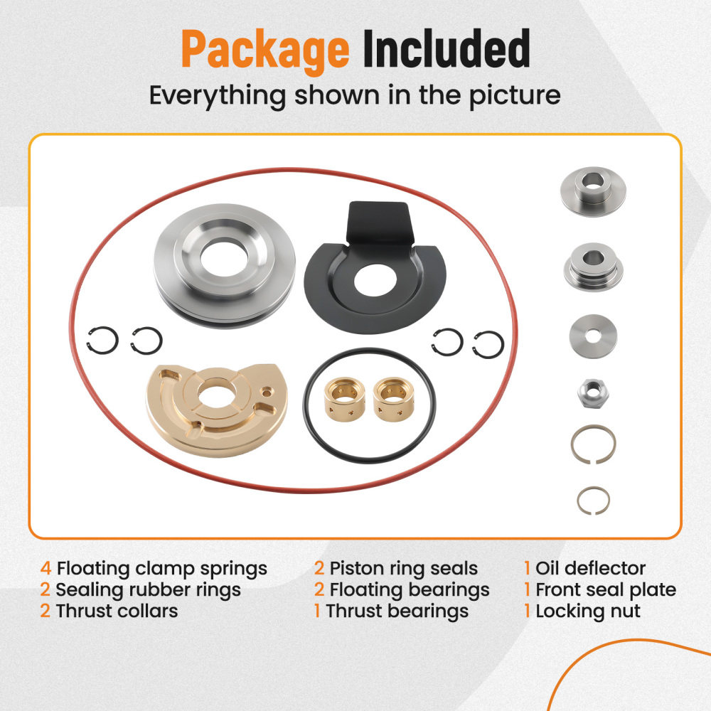 Turbo Repair Rebuild Kit For S300 S360 S362 S363 Upgraded 360 Thrust Bearing