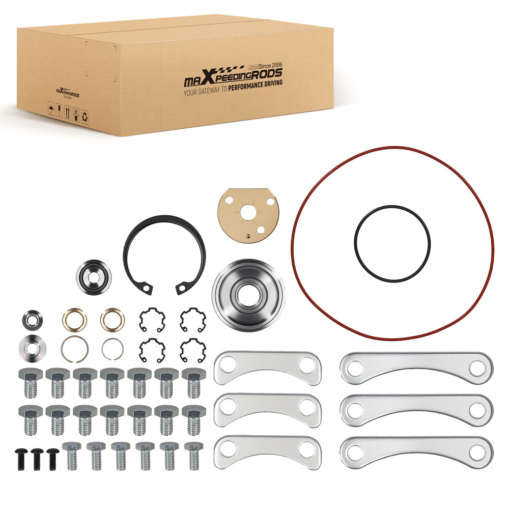 Turbo Rebuild Kit for GT35 GT3582 Thrust Bearing Compressor Clamps Complete