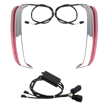 Pair Rear LED Saddlebag Light compatible for Harley Davidson Touring FLHTCU FLHTCUL 2014-UP