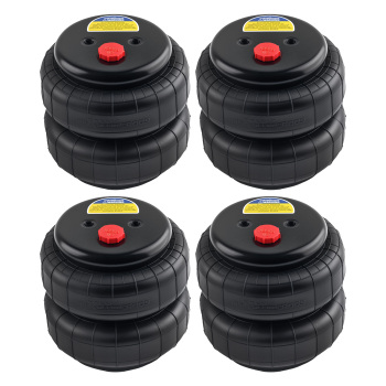 4x Air Ride Suspension Air Spring Bag Trucks & Cars Single 1/2npt port 2500LB