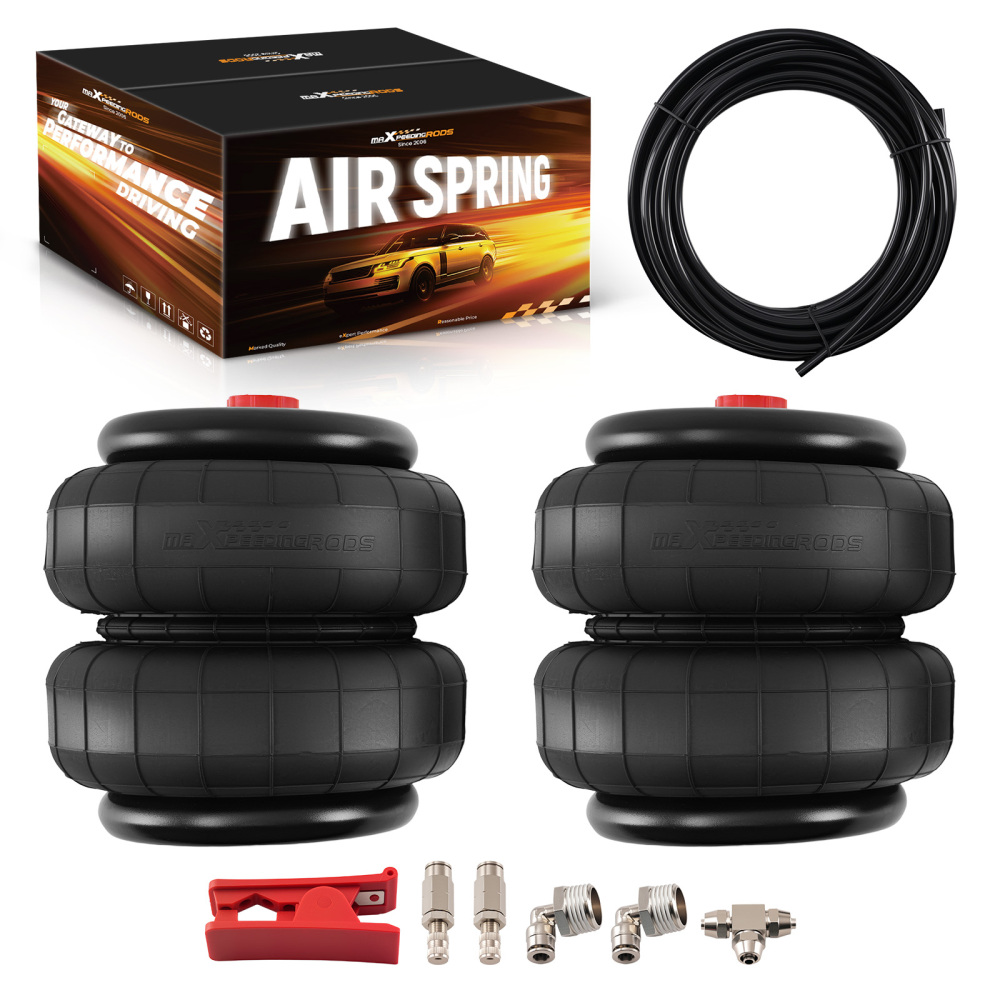 Updated Air Suspension Bag Bags Heavy Duty Standard 2500 lb 1/2npt Single Port