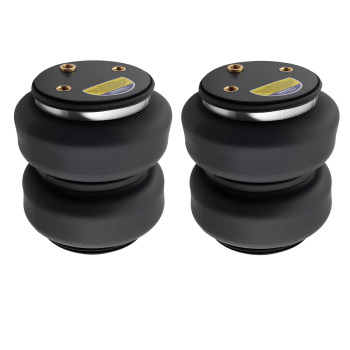 2pcs 2500 lb Heavy Duty Air Spring Bag + Air Fitting Line compatible for Ford Super Duty