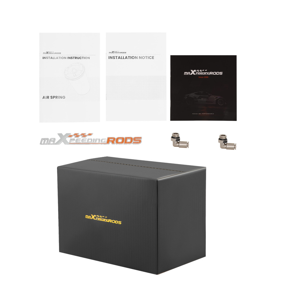 2500 LBS 2X Sac universel Ressort Kit de suspension pneumatique For remorquage