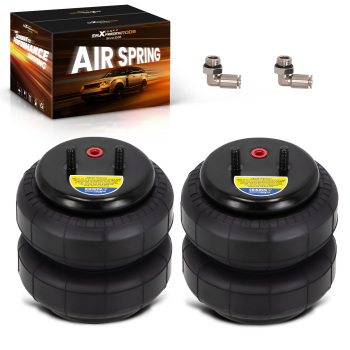 2x Universal 2500lbs Air Spring Bags compatible for Ford F-150/F-250/F-350 W21-760-6781