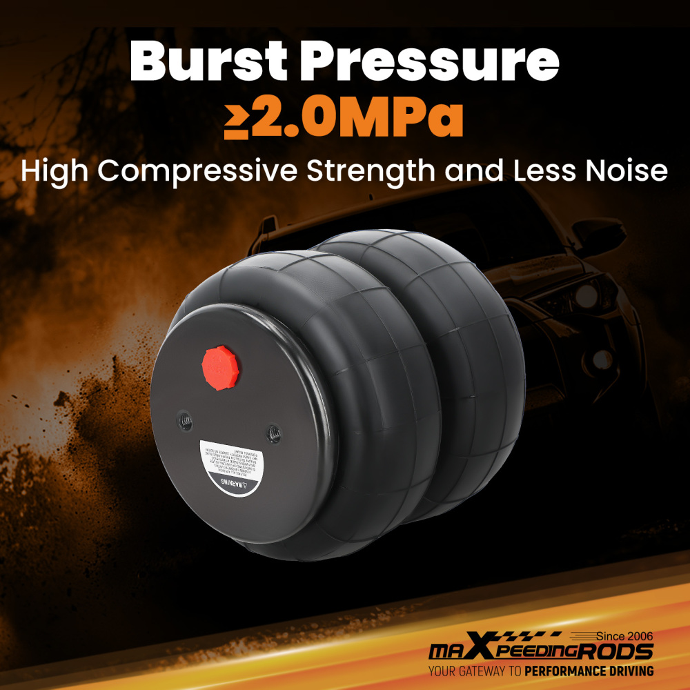 Air Spring Helper Kit compatible for GM Trail Boss compatible for Sierra AT4 1500 2600LBS 4-Layer