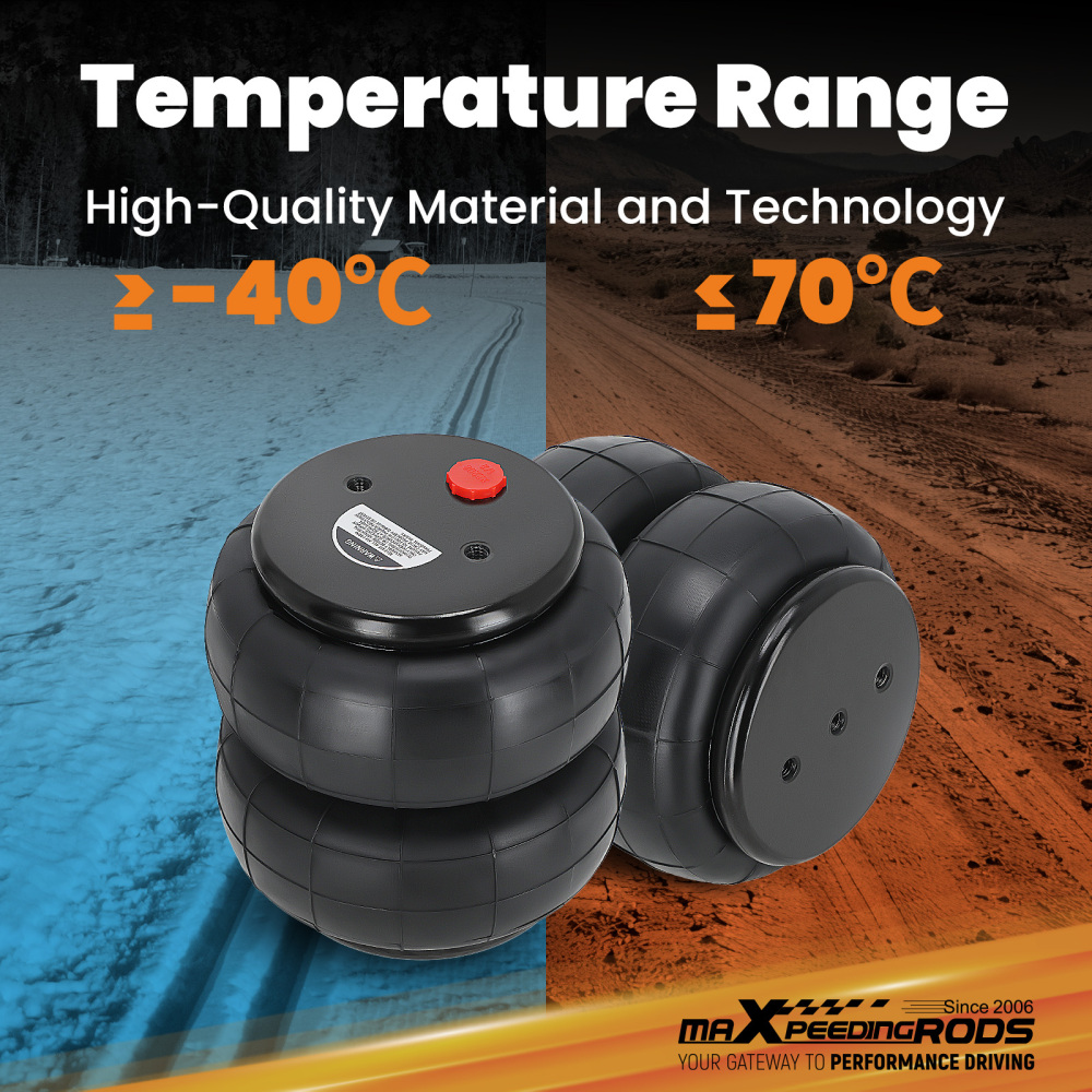 Air Spring Helper Kit compatible for GM Trail Boss compatible for Sierra AT4 1500 2600LBS 4-Layer